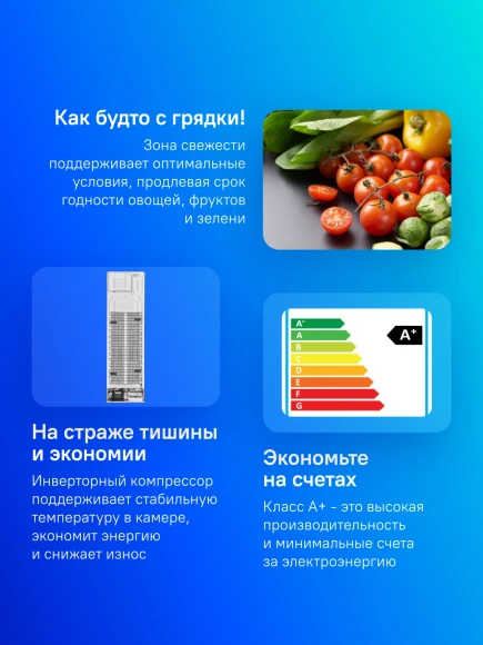 Холодильник LG GA-B509CECL 2-хкамерн. бежевый глянц. инвертер Холодильник LG GA-B509CECL 2-хкамерн. бежевый глянц. инвертер