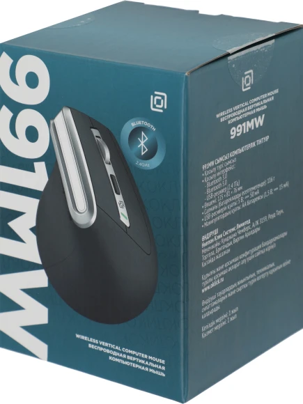 Мышь Оклик 991MW серый оптическая 2400dpi silent беспров. BT/Radio USB для ноутбука 7but (1885263) Мышь Оклик 991MW серый оптическая 2400dpi silent беспров. BT/Radio USB для ноутбука 7but (1885263)