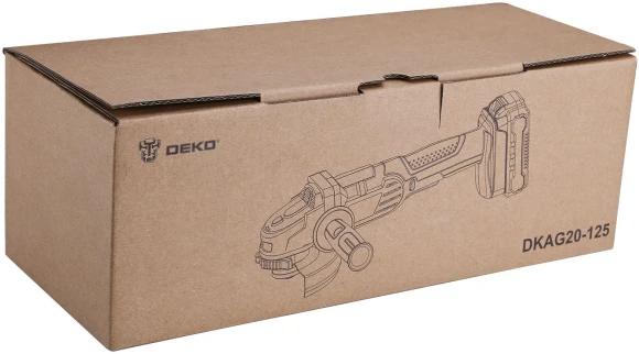 Углошлифовальная машина Deko DKAG20-125 8500об/мин рез.шпин.:M14 d=125мм (063-2150)