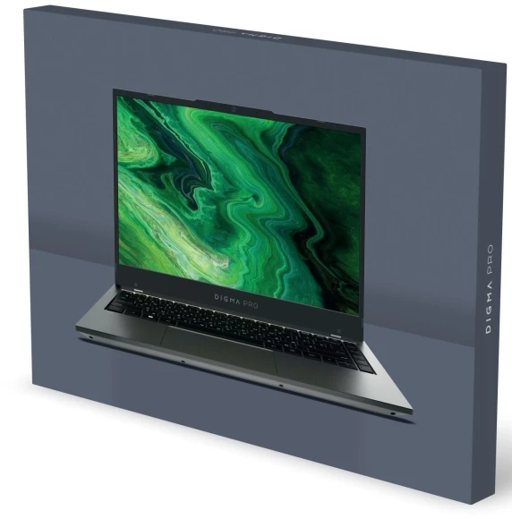 Ноутбук Digma Pro Fortis Core i3 1005G1 8Gb SSD512Gb Intel UHD Graphics 14.1" IPS FHD (1920x1080) Windows 11 Pro grey WiFi BT Cam 4000mAh (DN14P3-8DXW01)