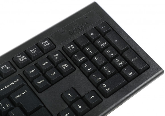 Клавиатура + мышь A4Tech 3000NS клав:черный мышь:черный USB беспроводная Multimedia