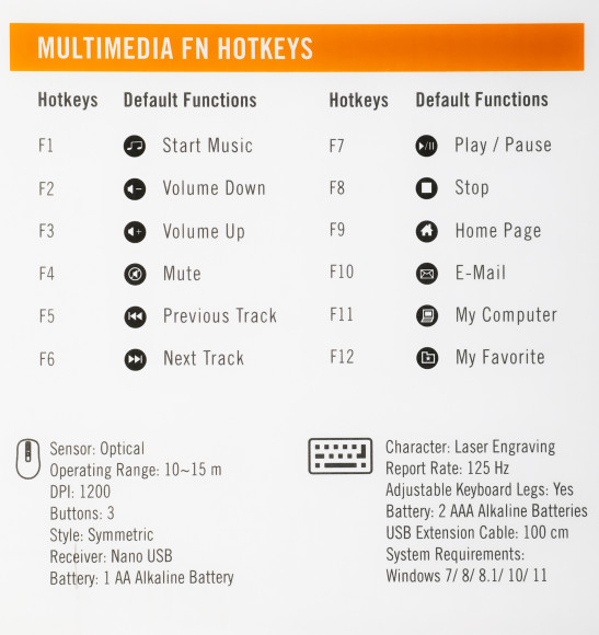Клавиатура + мышь A4Tech 3000NS клав:черный мышь:черный USB беспроводная Multimedia