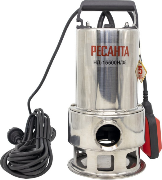 Насос дренажный Ресанта НД-15500Н/35 1100Вт 15500л/час центробежный (77/2/2)