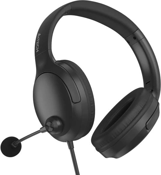 Наушники с микрофоном A4Tech Fstyler FH280U черный 2м мониторные USB оголовье Наушники с микрофоном A4Tech Fstyler FH280U черный 2м мониторные USB оголовье