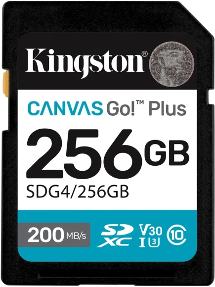 Флеш карта SDXC 256GB Kingston SDG4/256GB Canvas Go! Plus V30 w/o adapter Флеш карта SDXC 256GB Kingston SDG4/256GB Canvas Go! Plus V30 w/o adapter