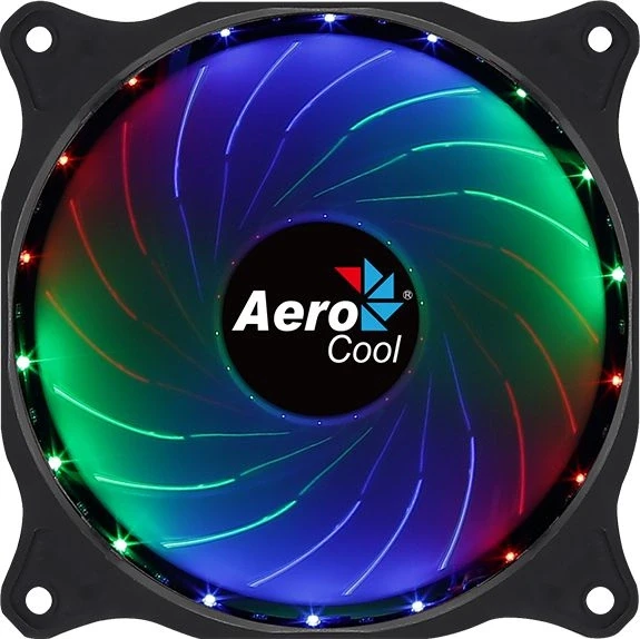 Вентилятор для корпуса Aerocool Cosmo 12 RGB 120х120x25 черный 4-pin (Molex) 24дБ (COSMO 12 FRGB MOLEX) Ret Вентилятор для корпуса Aerocool Cosmo 12 RGB 120х120x25 черный 4-pin (Molex) 24дБ (COSMO 12 FRGB MOLEX) Ret