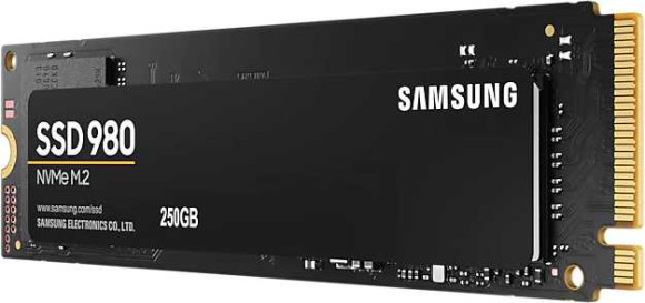 Накопитель SSD Samsung PCIe 3.0 x4 250GB MZ-V8V250BW 980 M.2 2280