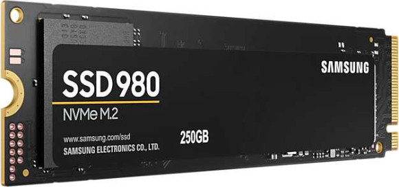 Накопитель SSD Samsung PCIe 3.0 x4 250GB MZ-V8V250BW 980 M.2 2280
