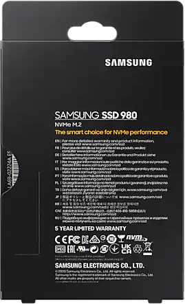 Накопитель SSD Samsung PCIe 3.0 x4 250GB MZ-V8V250BW 980 M.2 2280