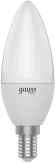 Лампа светодиодная Gauss Basic 1033116T 5.5Вт цок.:E14 свеча 240B св.свеч.бел.теп. (упак.:3шт) Лампа светодиодная Gauss Basic 1033116T 5.5Вт цок.:E14 свеча 240B св.свеч.бел.теп. (упак.:3шт)