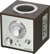 Радиоприемник настольный Hyundai H-SRS200 вишня USB SD/microSD Радиоприемник настольный Hyundai H-SRS200 вишня USB SD/microSD