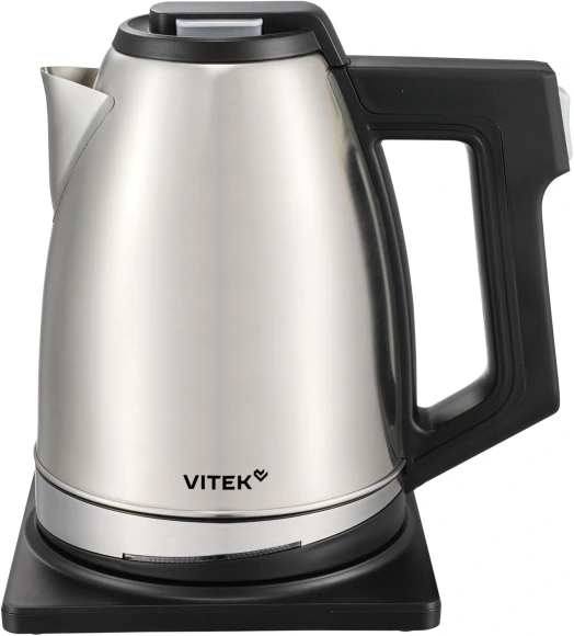 Чайник электрический Vitek VT-WK1074 1.7л. 1800Вт черный корпус: стекло