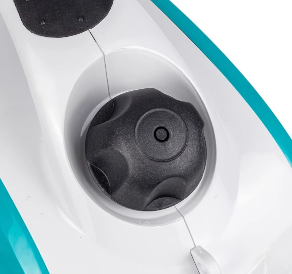 Пароочиститель напольный Kitfort КТ-914 1500Вт белый/голубой