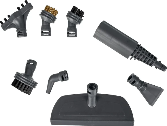 Пароочиститель напольный Kitfort КТ-914 1500Вт белый/голубой