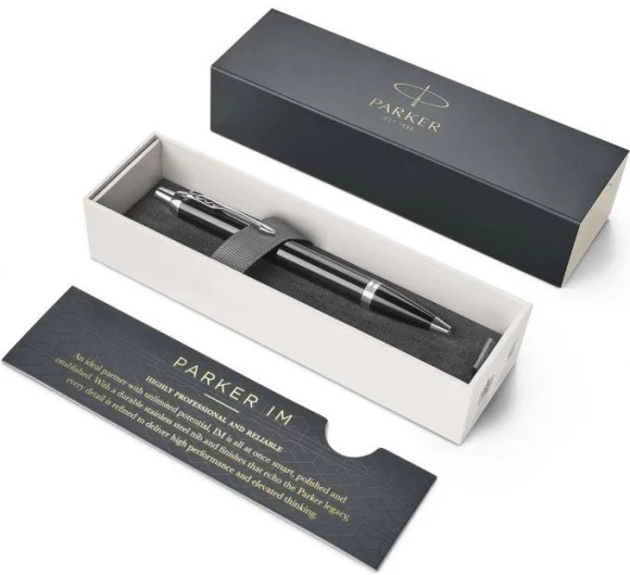 Ручка шариков. Parker IM Core K321 (1931665) Black CT M син. черн. подар.кор.