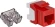 Модуль Lanmaster LAN-OK45U6/180N-RD Keystone RJ45 кат.6 крас.