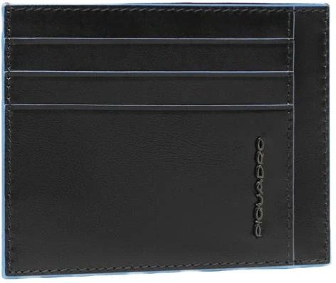 Чехол для кредитных карт Piquadro Blue Square PP2762B2R/N черный натур.кожа