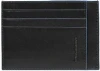 Чехол для кредитных карт Piquadro Blue Square PP2762B2R/N черный натур.кожа