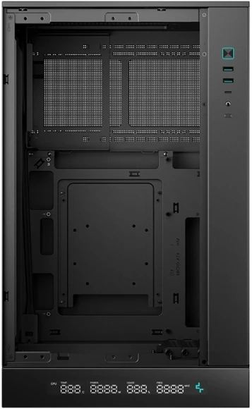 Корпус Deepcool CH270 черный без БП mATX 6x120mm 2x140mm 2xUSB3.0 audio bott PSU