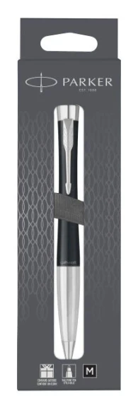 Ручка шариков. Parker Urban Core (2150858) Muted Black CT M черн. черн. подар.кор.европод.