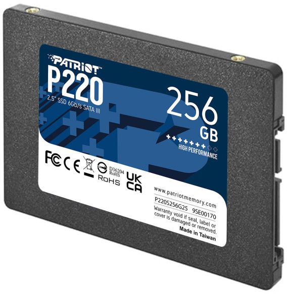 Накопитель SSD Patriot SATA-III 256GB P220S256G25 P220 2.5" Накопитель SSD Patriot SATA-III 256GB P220S256G25 P220 2.5"