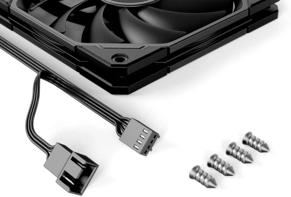 Вентилятор для корпуса ID-Cooling TF-12015-K 120х120x15 черный 4-pin 35дБ Ret