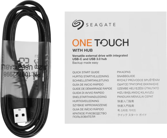 Жесткий диск Seagate USB3.0 8TB STLC8000400 One Touch 3.5" черный