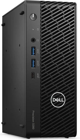 ПК Dell Precision 3280 i5 14500 (2.6) 16Gb SSD512Gb RTX A400 4Gb CR Windows 11 Pro GbitEth 280W мышь клавиатура черный (3280-5641)