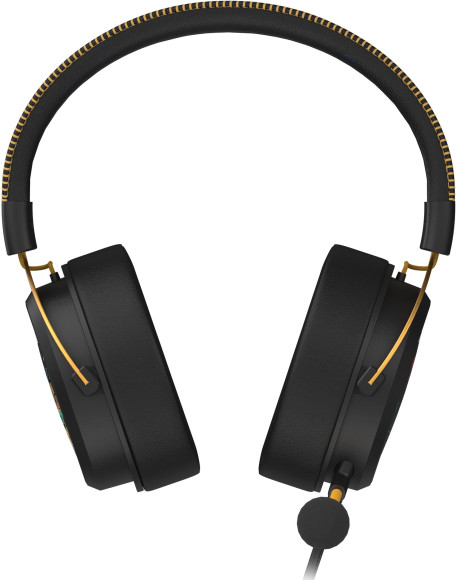 Наушники с микрофоном A4Tech Bloody M595 Renegade черный/рисунок 2.3м мониторные USB оголовье (M595)