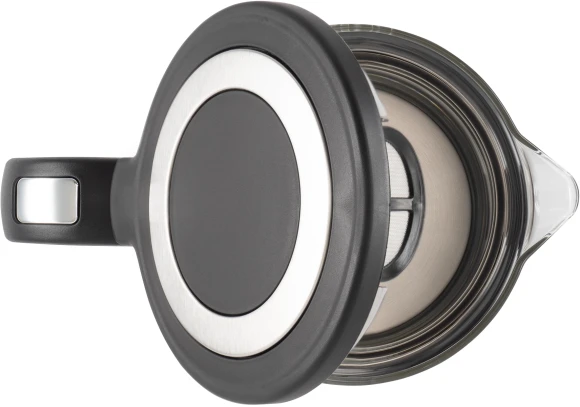 Чайник электрический Vitek VT-8827 1.7л. 2200Вт черный корпус: стекло/металл