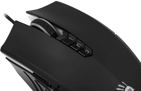 Мышь A4Tech Bloody A70 черный оптическая 6200dpi USB 8but (A70 MATTE BLACK)