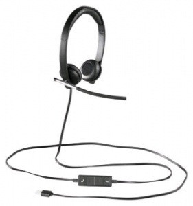 Наушники с микрофоном Logitech H650E черный 1.1м накладные оголовье (981-000514)