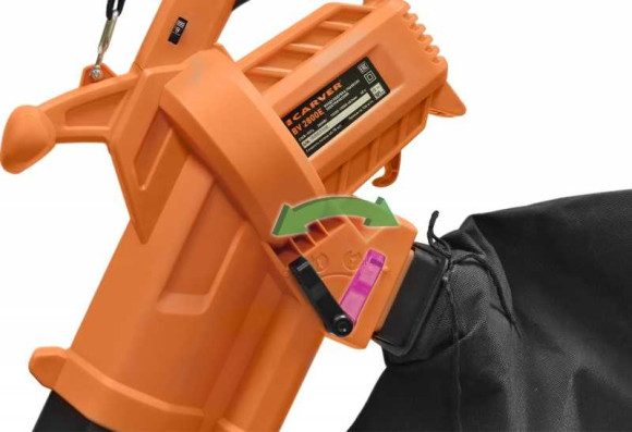 Воздуходувка-пылесос Carver BV 2800E 2800Вт пит.:от сети оранжевый/черный Воздуходувка-пылесос Carver BV 2800E 2800Вт пит.:от сети оранжевый/черный