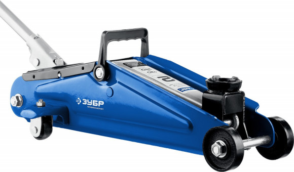 Домкрат Зубр Профессионал T50 подкатной гидравлический синий (43052-2-K) Домкрат Зубр Профессионал T50 подкатной гидравлический синий (43052-2-K)