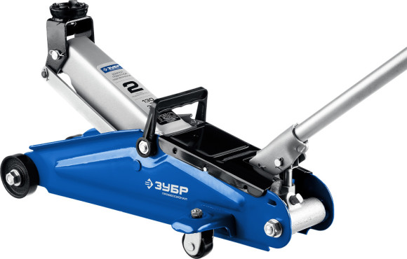 Домкрат Зубр Профессионал T50 подкатной гидравлический синий (43052-2-K) Домкрат Зубр Профессионал T50 подкатной гидравлический синий (43052-2-K)