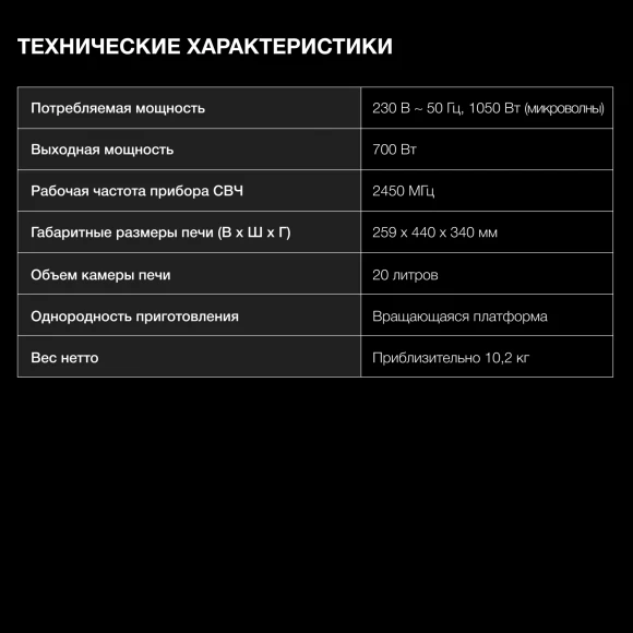 Микроволновая Печь Hyundai HYM-M2065 20л. 700Вт черный Микроволновая Печь Hyundai HYM-M2065 20л. 700Вт черный