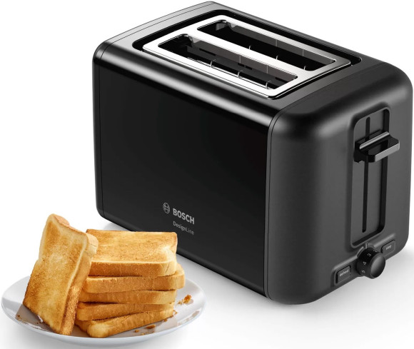 Тостер Bosch TAT3P423 970Вт черный Тостер Bosch TAT3P423 970Вт черный