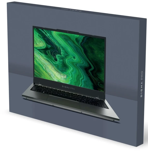 Ноутбук Digma Pro Fortis Core i3 1005G1 16Gb SSD512Gb Intel UHD Graphics 14.1" IPS FHD (1920x1080) Windows 11 Pro grey WiFi BT Cam 4000mAh (DN14P3-ADXW01)