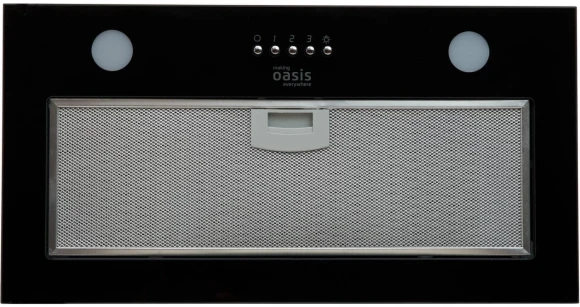 Вытяжка встраиваемая Oasis UNC-50B (FR) черный управление: кнопочное (1 мотор) Вытяжка встраиваемая Oasis UNC-50B (FR) черный управление: кнопочное (1 мотор)