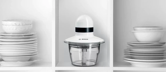 Измельчитель электрический Bosch MMR08A1 0.8л. 400Вт белый/черный