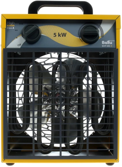 Тепловая пушка электрическая Ballu BHP-ME-5 5000Вт желтый/черный