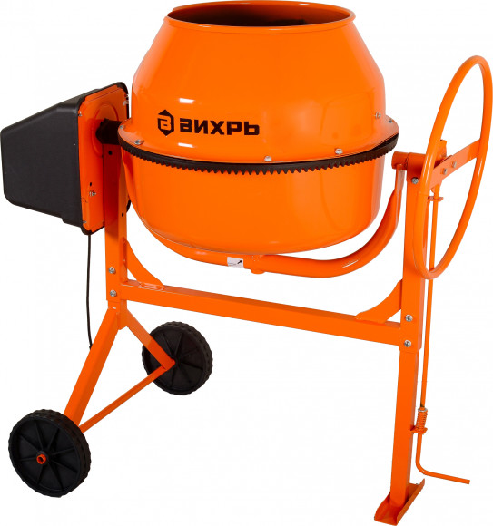 Бетономешалка Вихрь БМ-130П электрич. бар.:130л г.р.:90л 550Вт (74/1/16)