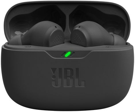 Гарнитура внутриканальные JBL Wave Beam черный беспроводные bluetooth в ушной раковине (JBLWBEAMBLK)