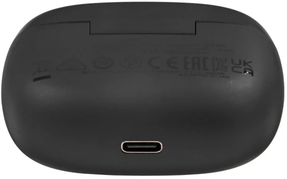 Гарнитура внутриканальные JBL Wave Beam черный беспроводные bluetooth в ушной раковине (JBLWBEAMBLK)