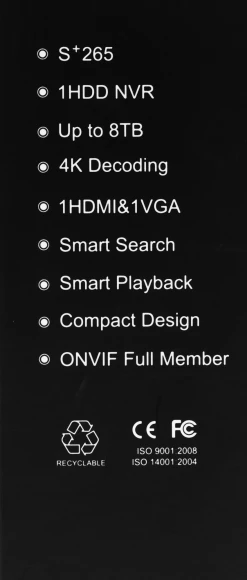 Видеорегистратор Tiandy TC-R3105 I/B/L/Eu/V1.1