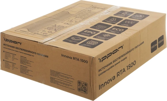 Источник бесперебойного питания Ippon Innova RTA 1500 1500Вт 1500ВА черный