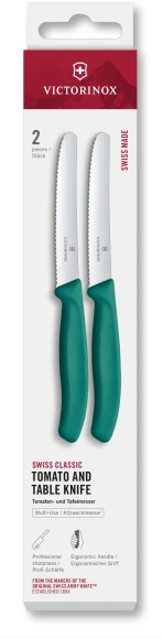 Набор ножей Victorinox Swiss Classic 6.7832.2C1 для овощей компл.:2предм. синий европодвес Набор ножей Victorinox Swiss Classic 6.7832.2C1 для овощей компл.:2предм. синий европодвес