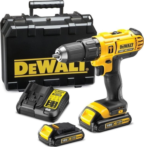 Дрель-шуруповерт DeWalt DCD776S2 300Вт аккум. патрон:быстрозажимной (кейс в комплекте)