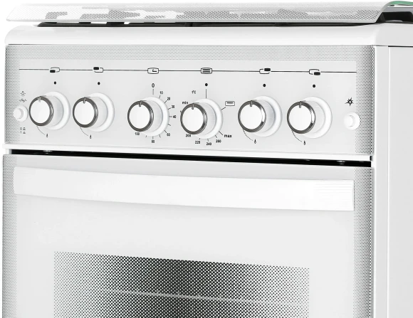 Плита Газовая Gefest ПГ 5300-02 0040 белый реш.чугун