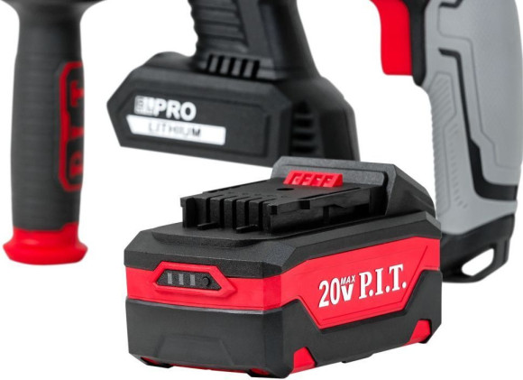 Перфоратор P.I.T. PBH20H-22B/1 патрон:SDS-plus уд.:1.8Дж аккум. (кейс в комплекте)